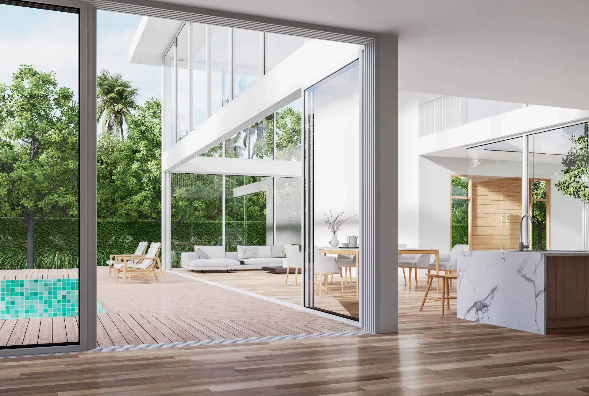 VLX 138 Panoramic Sliding Door in Austin, TX | Hale Windows Austin - detail 1