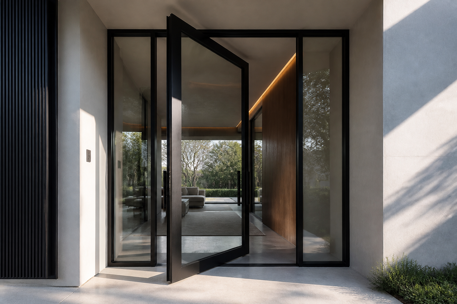 VLX 100 Pivot Door in Austin, TX | Hale Windows Austin - detail 2